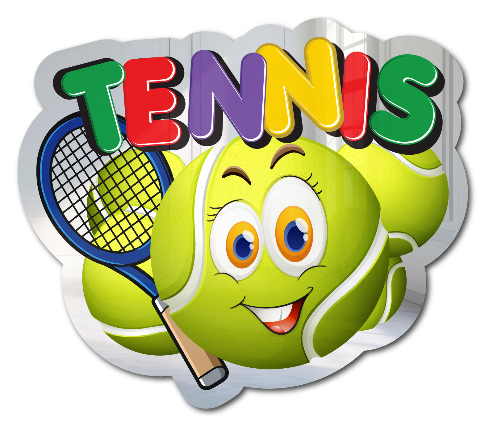 Tennis Character Mirror