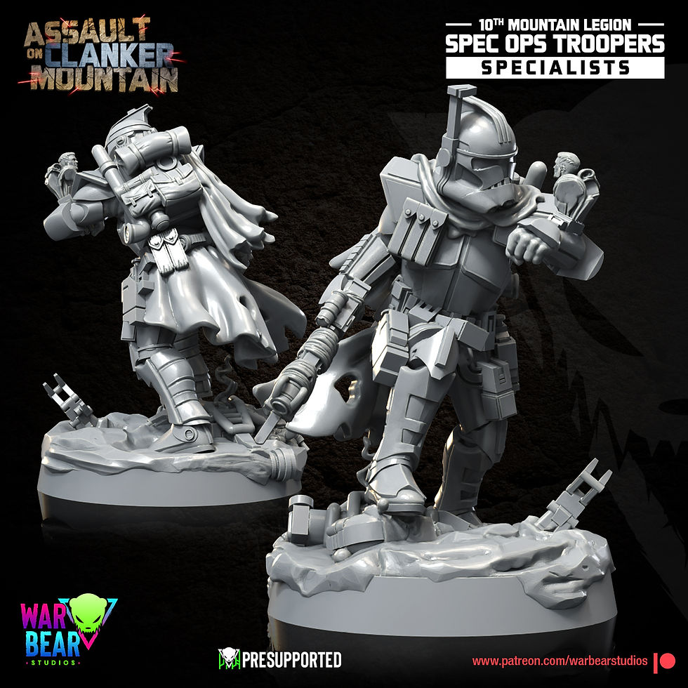 Miniature : 10th Mountain Legion SpecOps Specialists