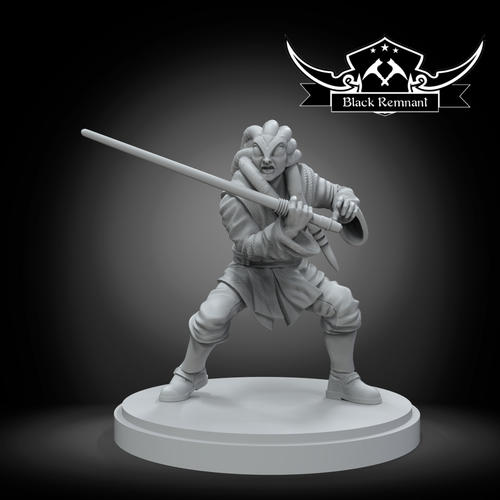 Mystical warrior with tentacles SP | Billouprint3d