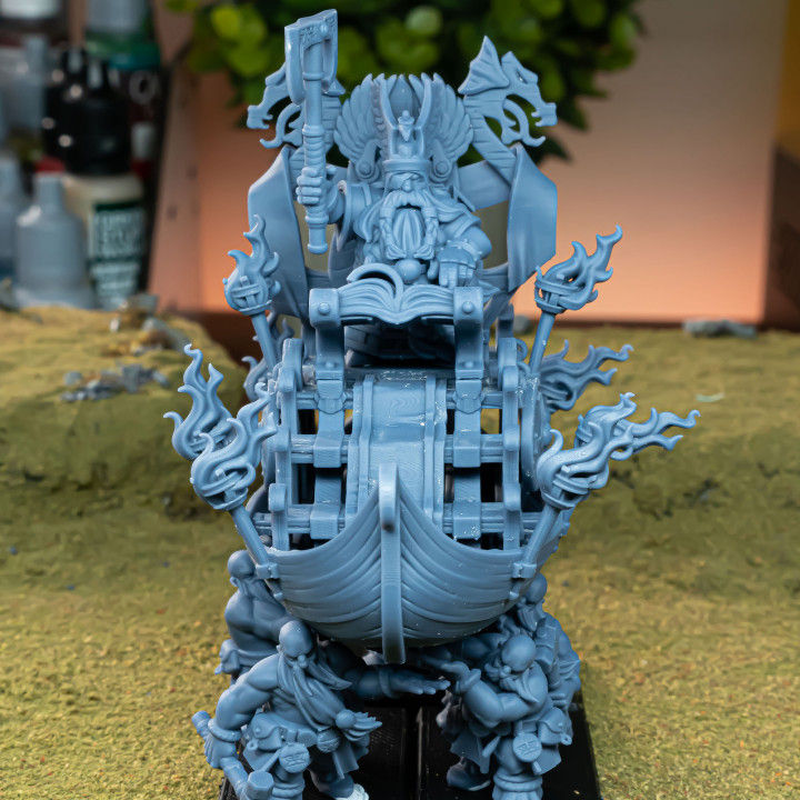 Thumbnail: Dwarf King On Throne