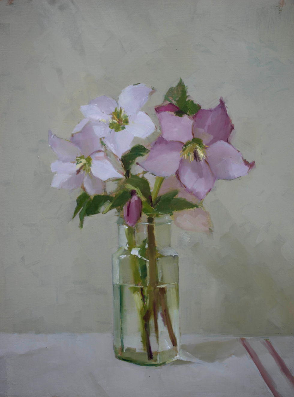 Hellebores in Jar