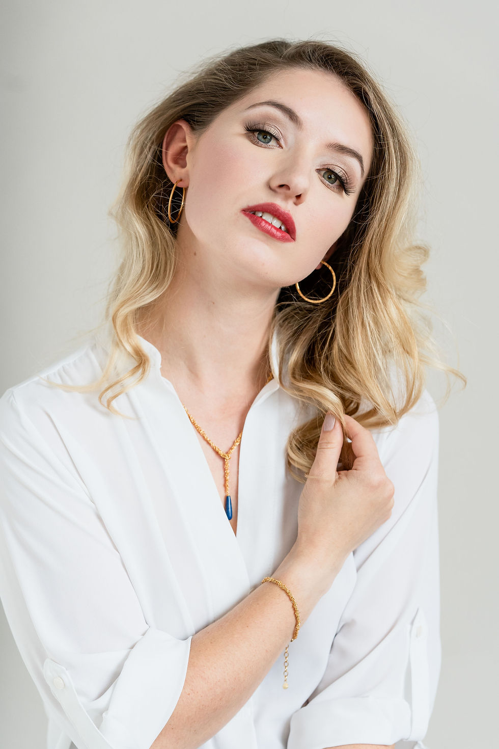 Thumbnail: French Knit Textured, Classic 24ct Gold Vermeil Hoops