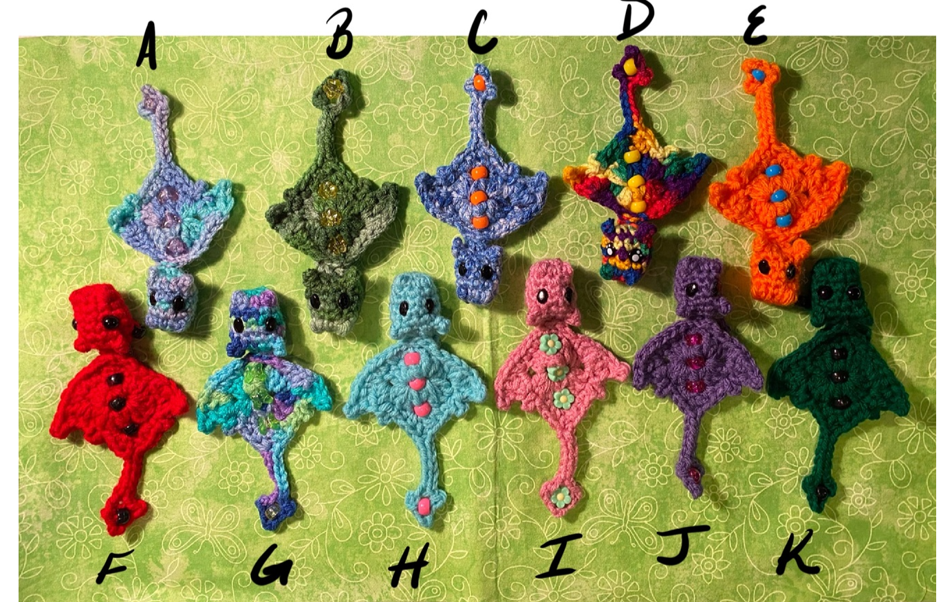 Tiny Pocket Fidget dragons