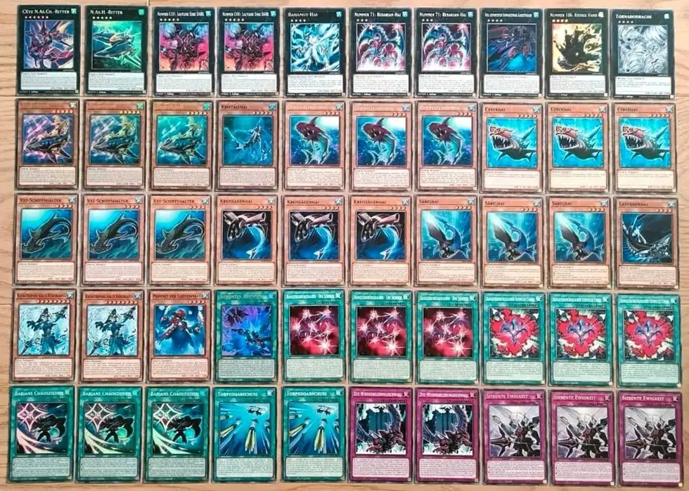 Yu-Gi-Oh! - Deck Hai Shark XYZ Deck