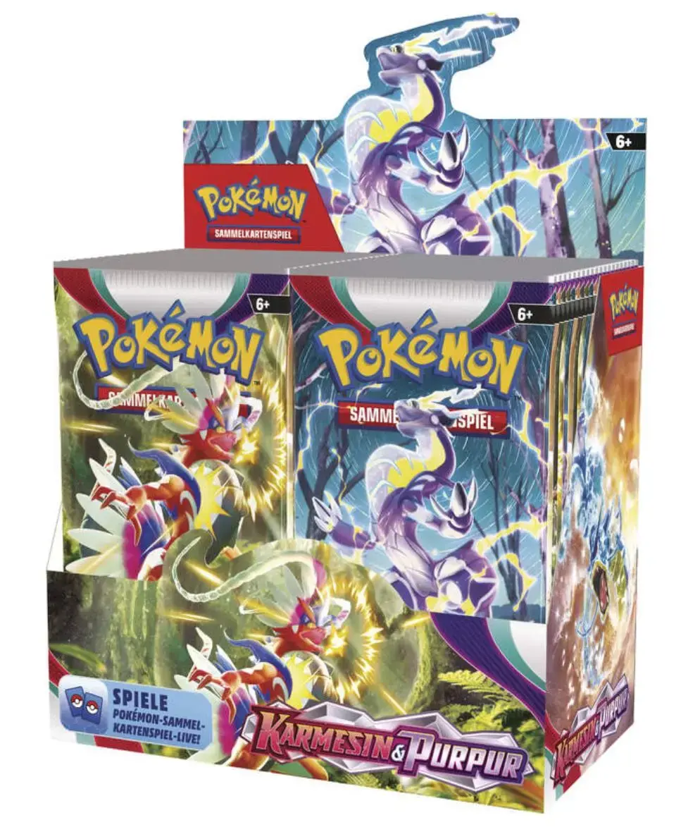 Pokemon - Karmesin & Purpur Display 36 Booster (deutsch, englisch)