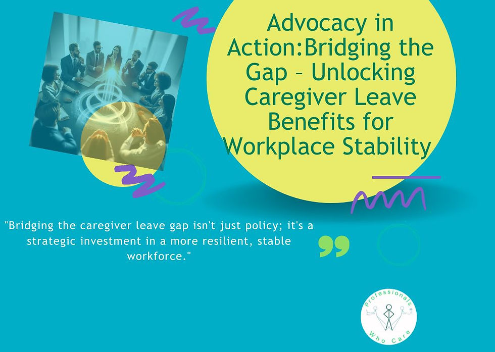 Bridging the gap: Our "Advocacy in Action" series explores how targeted legislation and collaborative efforts unlock crucial caregiver leave benefits, fostering a more stable and resilient workforce for all.