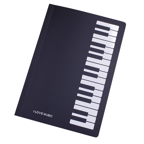 Music Piano Notebook Pataflafa