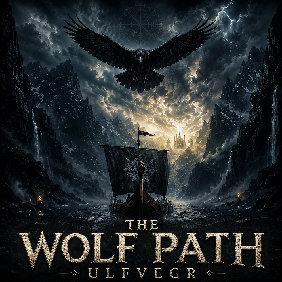 The Wolf Path album cover by Ulfvegr