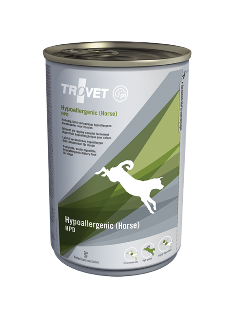 Trovet Hypoallergenic Horse Dog Wet Can 400g