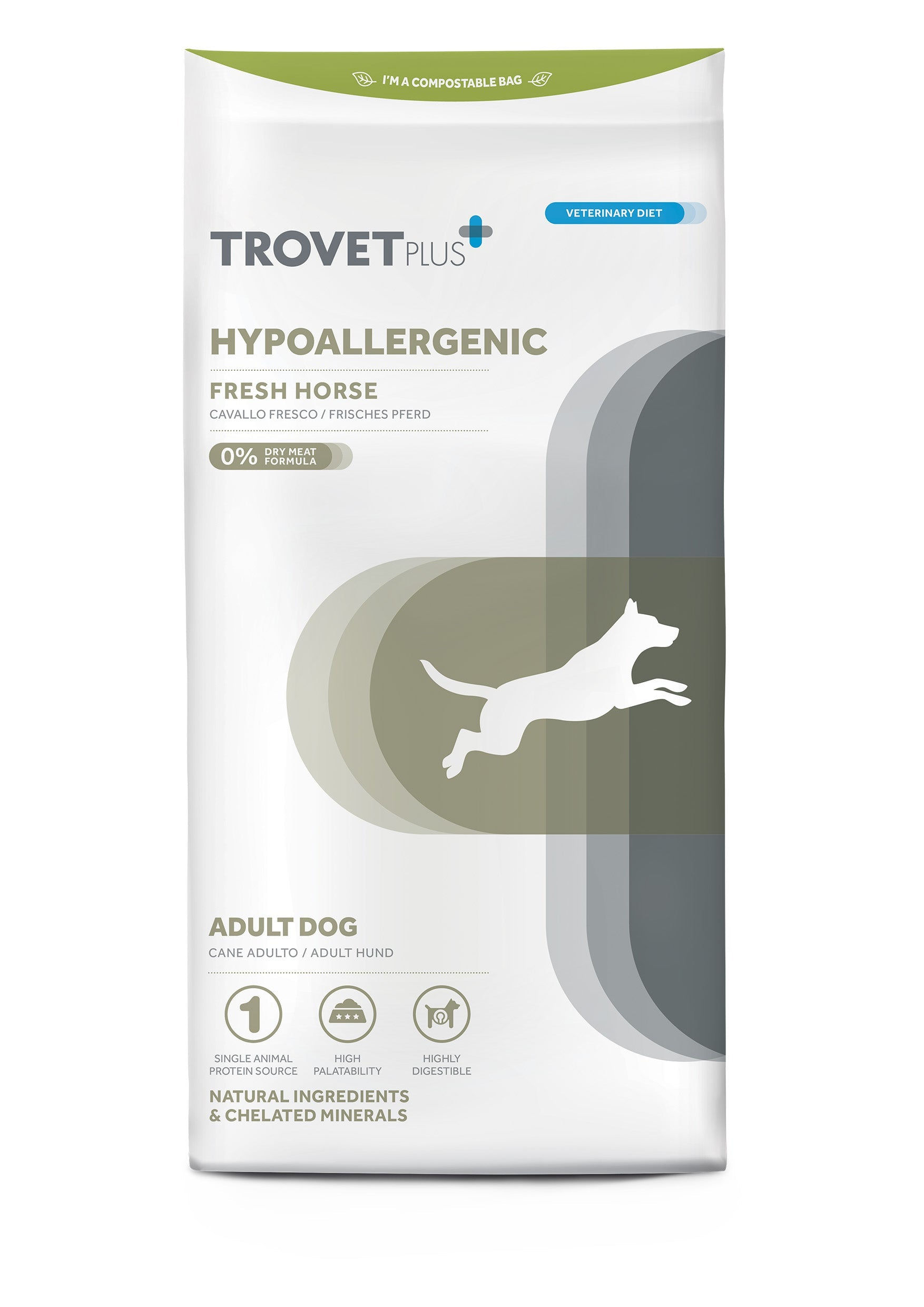 Trovet Plus Adult Dog Hypoallergenic Horse Veterinary Diets 10kg