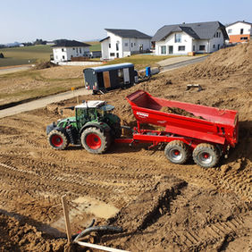 Erdmulde, Lohnunternehmen Ganser, LU Ganser, Lohnunternehmen, Ganser, Puchenau, Urfahr, Linz, Oberösterreich, 