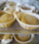 Olive dough in its proofing stage