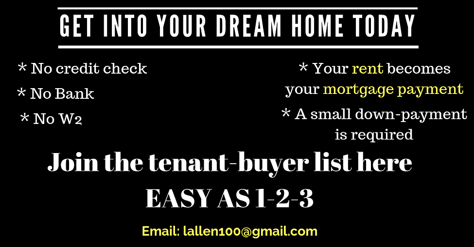 real estate investor ad get into home to