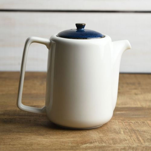 Thumbnail: 日本製 藍蓋茶壺