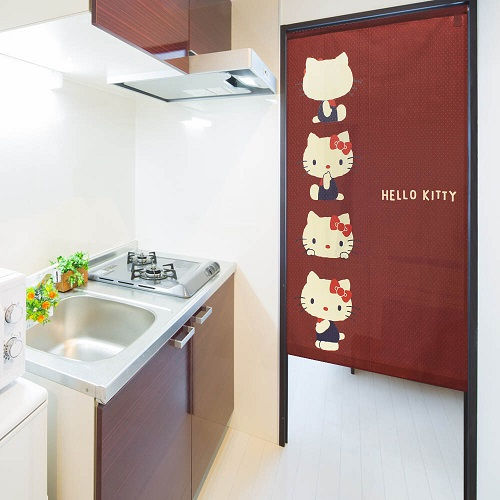 Thumbnail: 日本製 HelloKitty 門簾 85x150cm