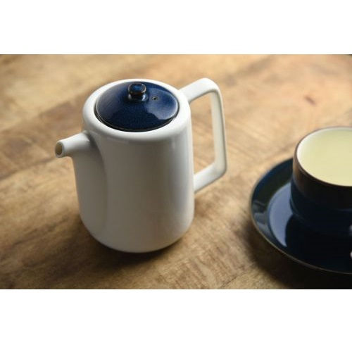 Thumbnail: 日本製 藍蓋茶壺