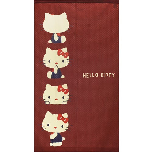 Thumbnail: 日本製 HelloKitty 門簾 85x150cm
