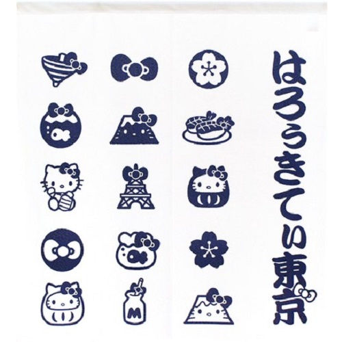 Thumbnail: 日本製 HelloKitty 門簾 85x90cm