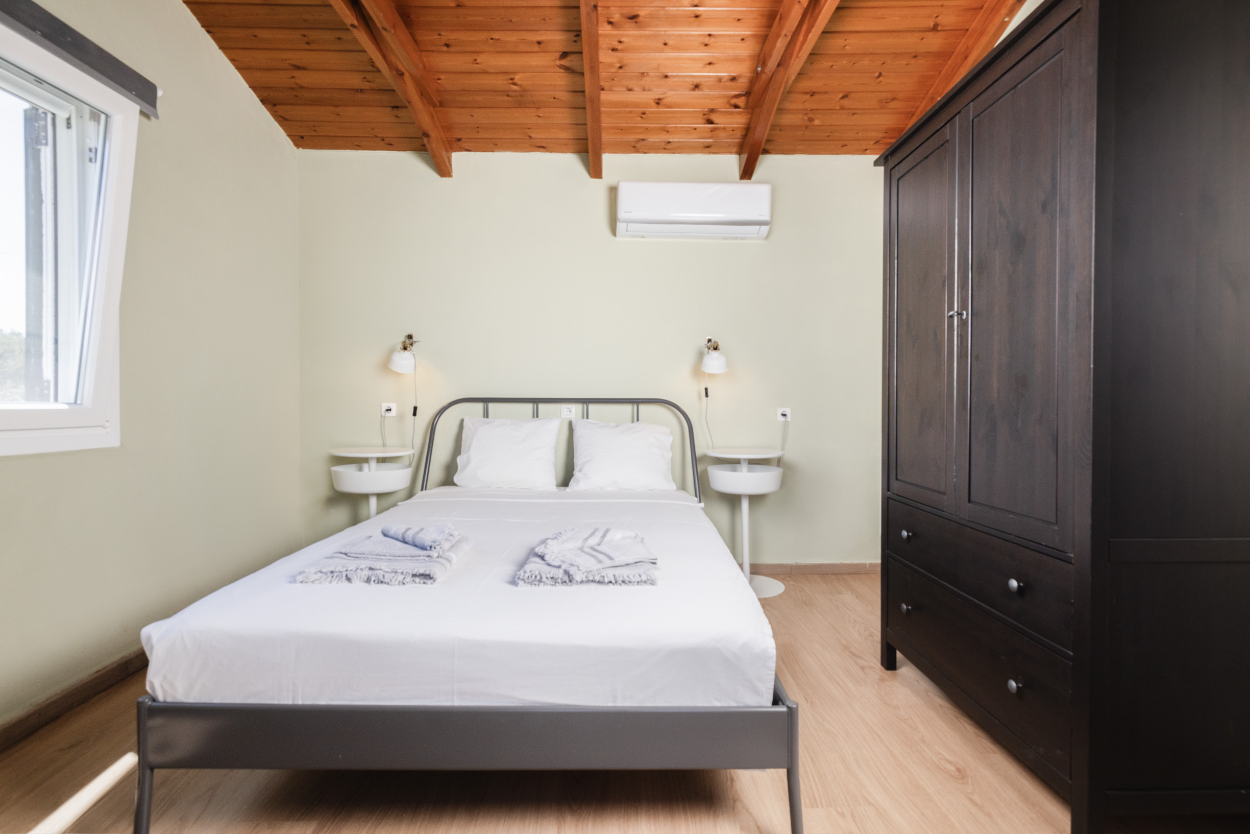 Third bedroom at Akrotiri Sea View Maisonette