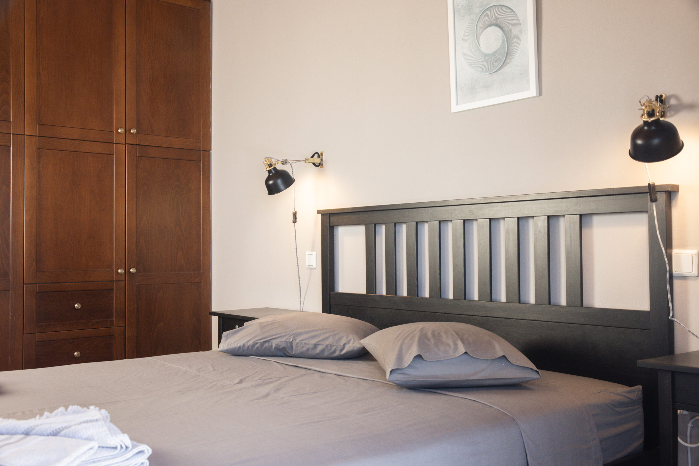 Second bedroom at Akrotiri Sea View Maisonette