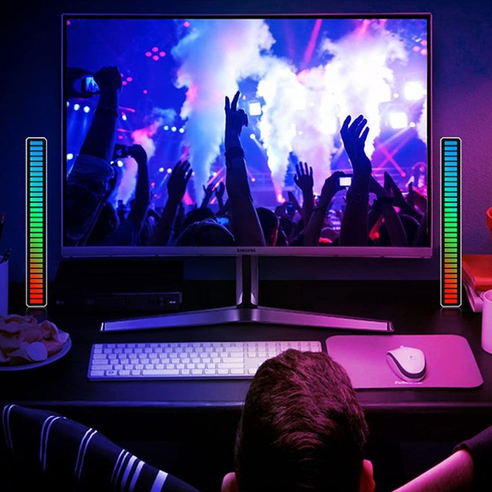 Rgb Sese Duyarlı Taşınabilir Ekolayzer LED Çubuk