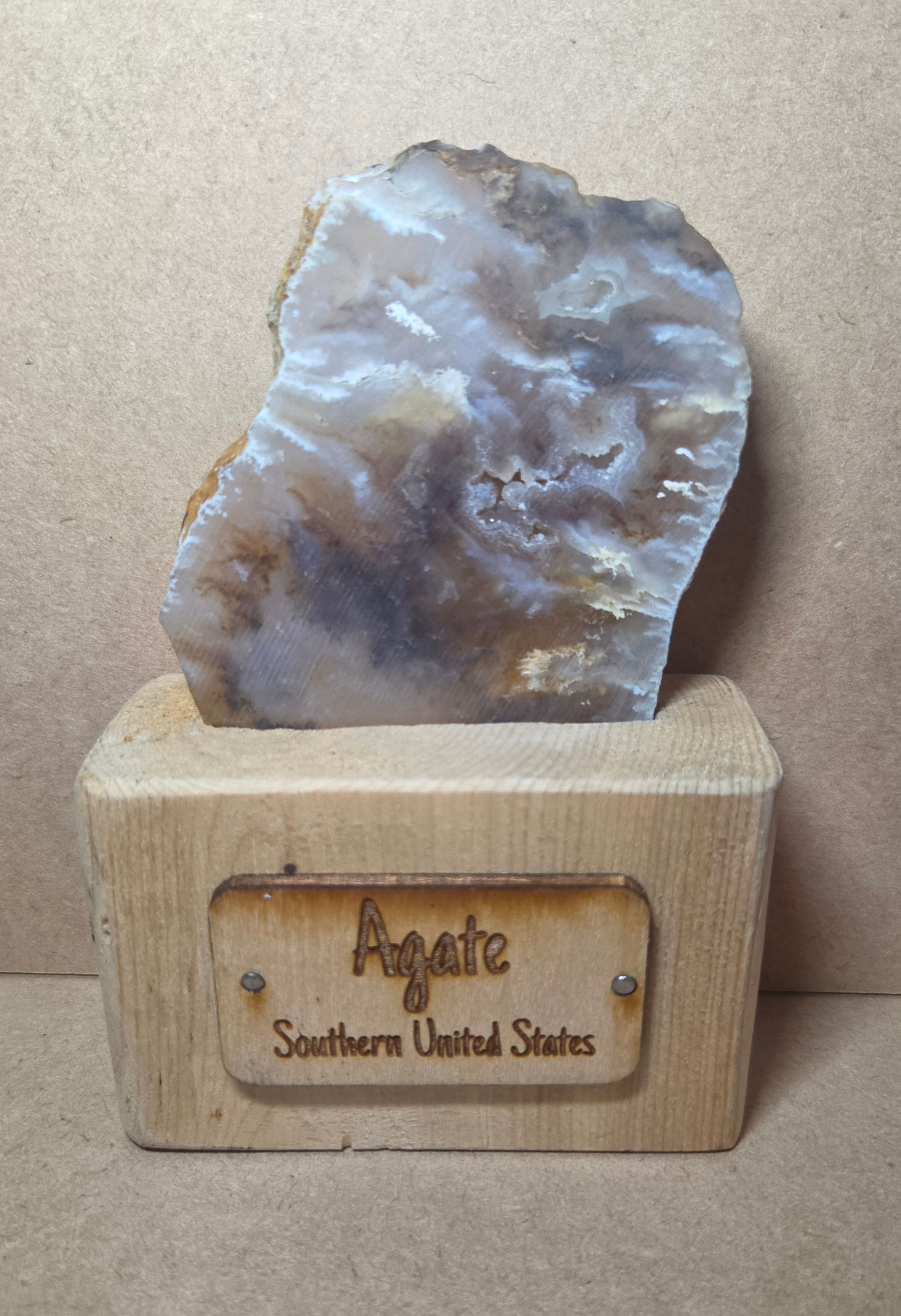 Agate With Druzy
