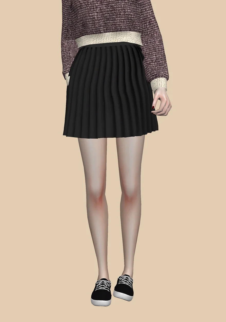 Pleated Skirt