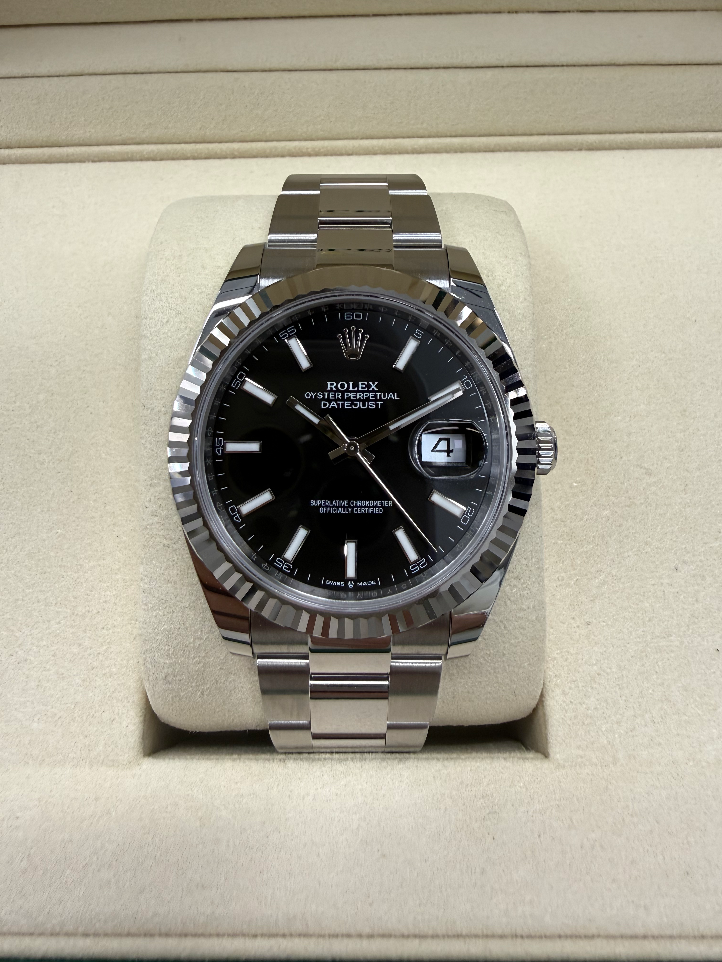 ROLEX DATEJUST 126334 NERO NUOVO