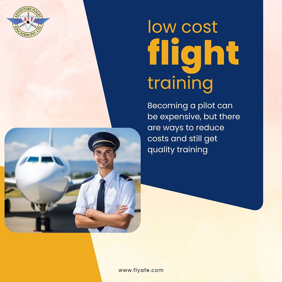 low cost flight training 