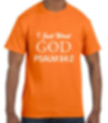 “I Just Want God” Short-Sleeve T-Shirt (Orange)