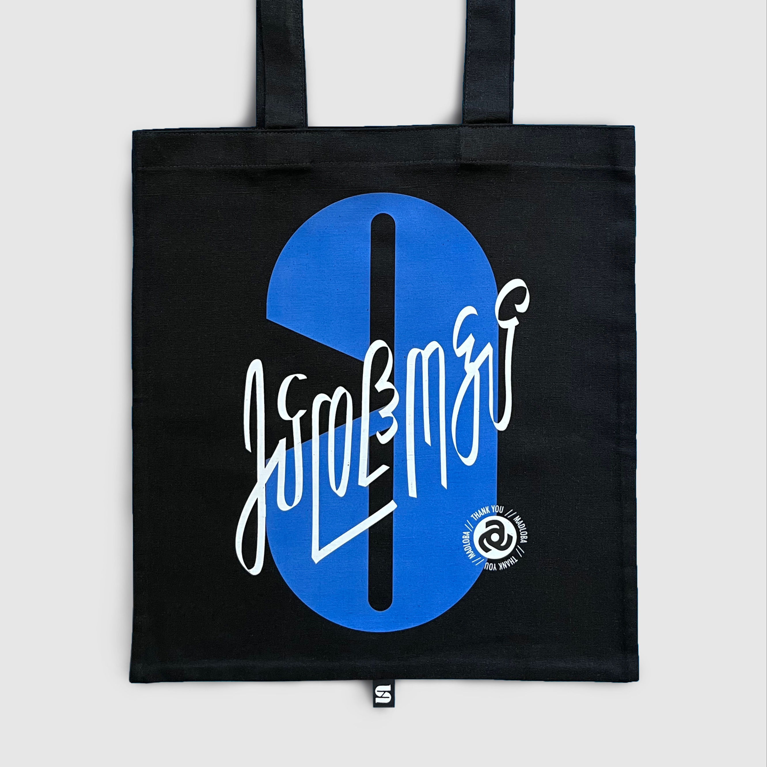 Thank You // Tote Bag // black & blue // Magic Boomerang 02