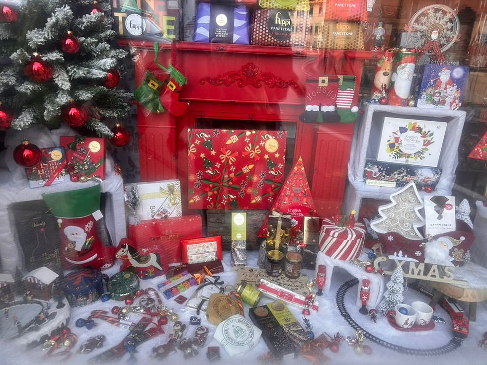 It even feels like it's been snowing in here!