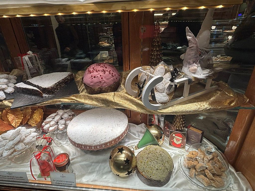 Delicious delights in another inspiring Christmassy shop window