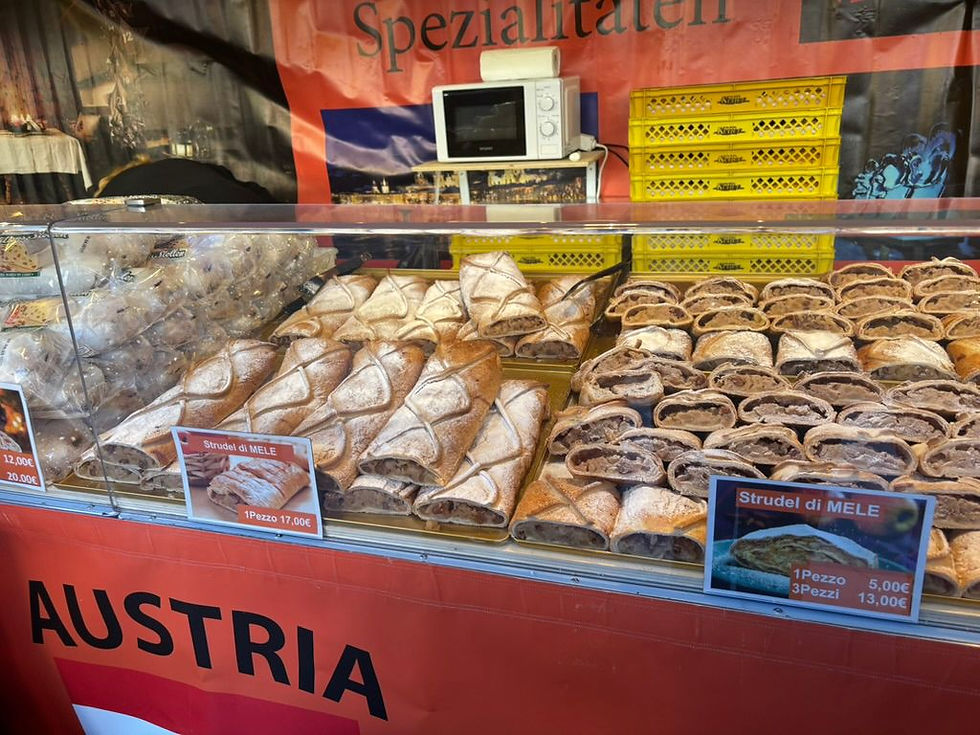 Austrian Strudels at the Santa Croce market