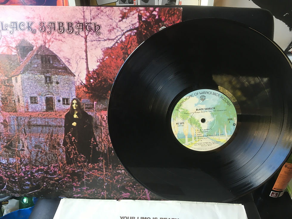 Black Sabbath Self Titled LP 1970 2nd Burbank  repress WS 1871 NM