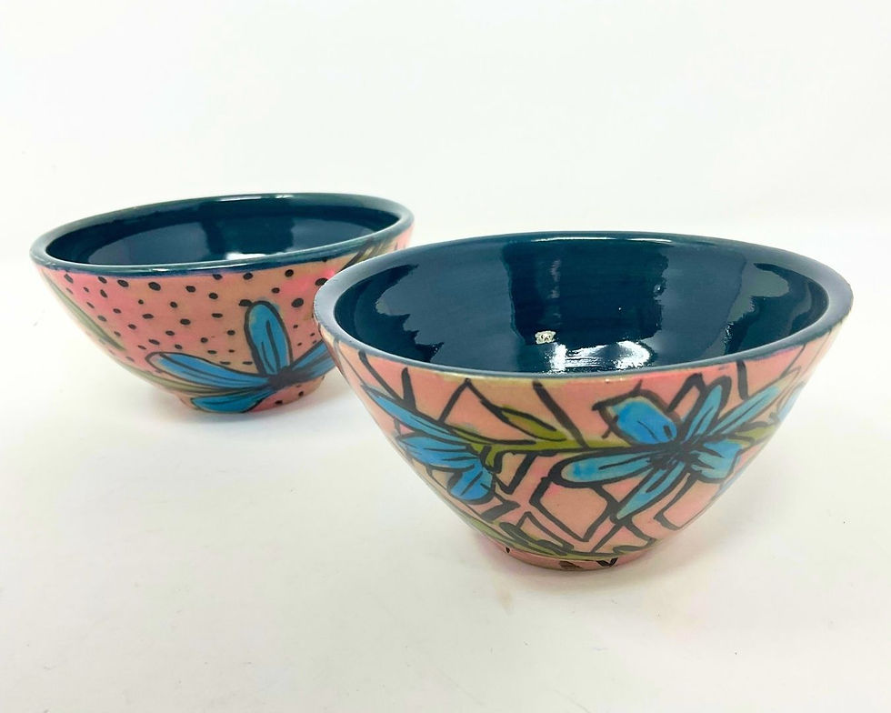Thumbnail: Set of 2 Bowls - Light Pink