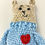 Thumbnail: Crochet Teddy Bear - Blue Sweater