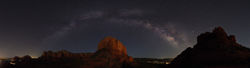 Courthouse Butte and Milky Way
