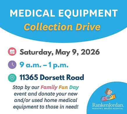 That pediatric wheelchair could help a child today. Ranken Jordan Pediatric Bridge Hospital is hosting this STLHELP Medical Equipment Collection Drive because too many children cannot get the equipment they need through insurance or traditional channels. Families are often told only one of two critical mobility items will be covered—even when a child needs both to move, grow, and make progress. Donate used pediatric and home medical equipment on Saturday, May 9, 9 a.m.–1 p.m., at Ranken Jordan, 11365 Dorsett Road.