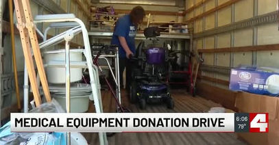 Thank you to First Alert 4 for highlighting Saturday’s pediatric medical equipment drive with our partners at Ranken Jordan Pediatric Bridge Hospital.