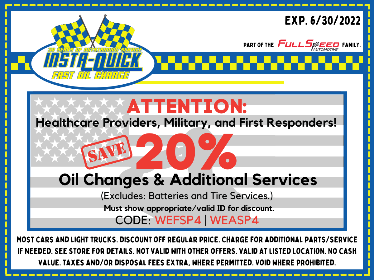 Oil Change Coupons | Insta-Quick Oil Change