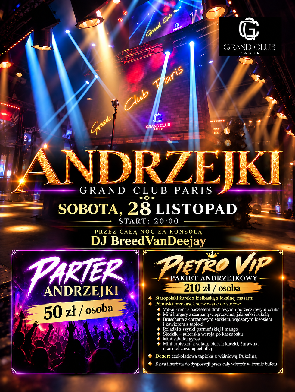 ANDRZEJKI – PIĄTEK 27 LISTOPAD