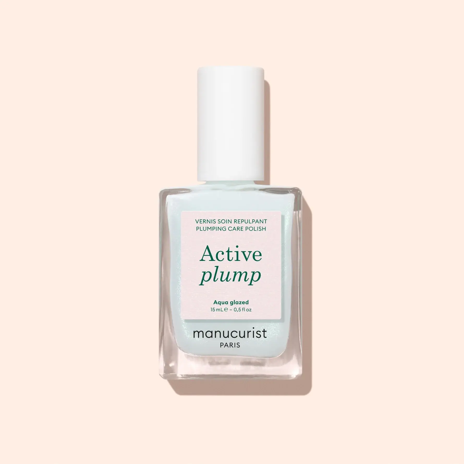 Vernis soin repulpant Active Plump Aqua Glazed- Manucurist