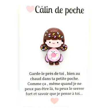 Câlin de poche - Fille Donut