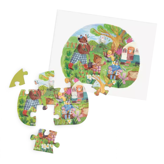 Miniature : 4 mini puzzles - Une belle journée