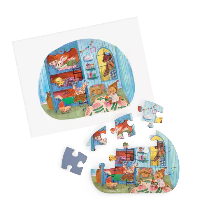 Miniature : 4 mini puzzles - Une belle journée