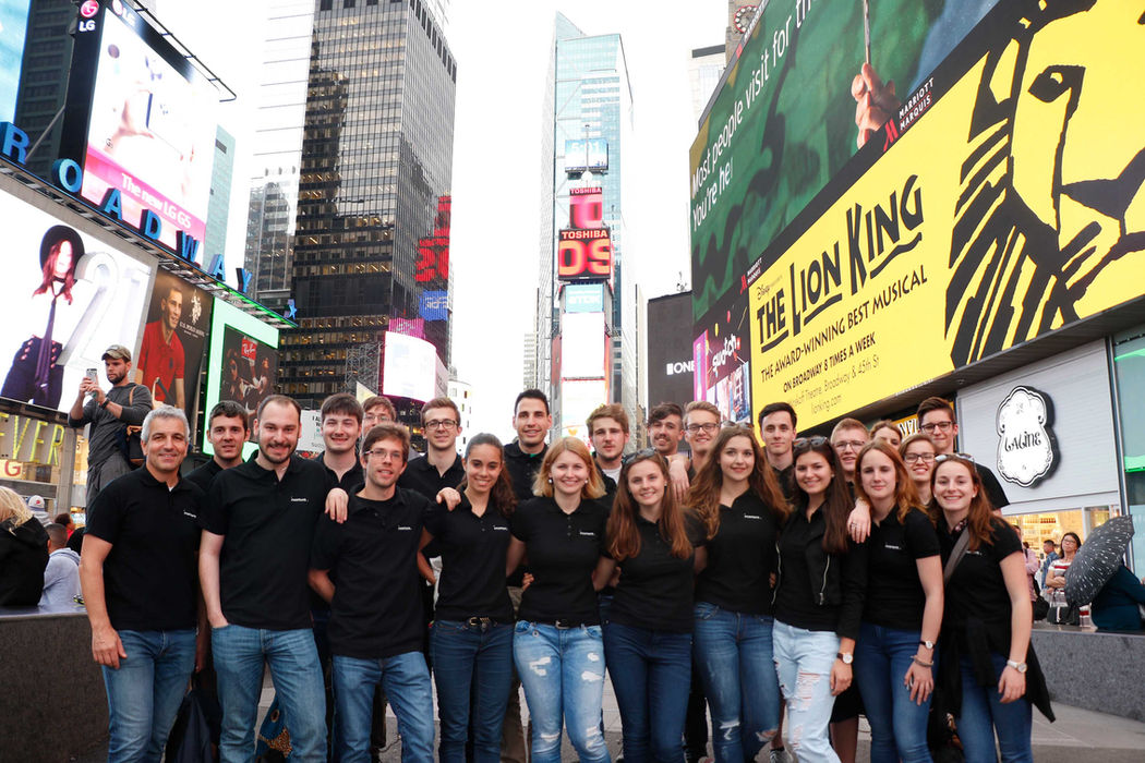 das Vokalensemble incantanti in der Carnegie Hall in New York