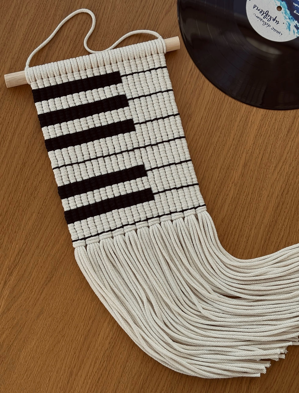 Thumbnail: Macrame Piano Wall Hanging