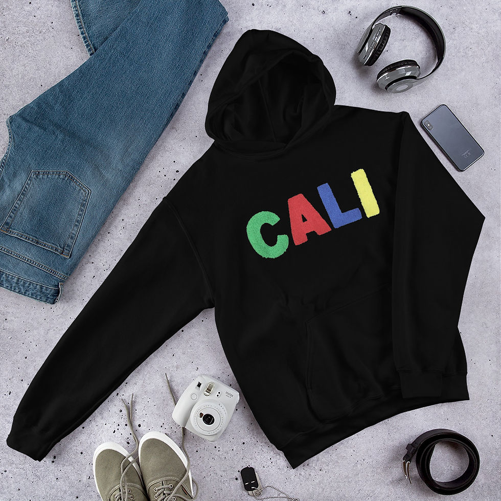 Thumbnail: Cali Block Party Hoodie (Embroidered) (Fleece Interior)