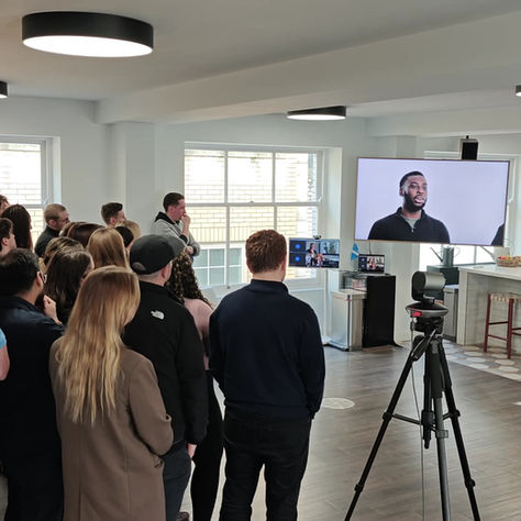 Surprise! Oompah Brass Band Flash Mob takes over Hook Technology Offices